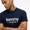 Maglietta slim fit con logo Tommy Jeans Maglietta slim fit con logo Tommy Jeans