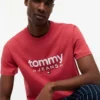 Maglietta slim fit con logo Tommy Jeans Maglietta slim fit con logo Tommy Jeans