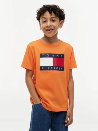 Maglietta Tommy Flag Logo per bambini Maglietta Tommy Flag Logo per bambini