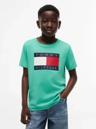 Maglietta Tommy Flag Logo per bambini