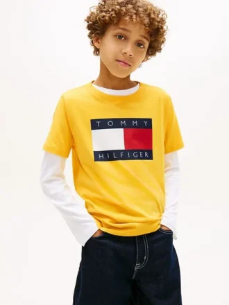 Maglietta Tommy Flag Logo per bambini