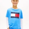 Maglietta Tommy Flag Logo per bambini Maglietta Tommy Flag Logo per bambini