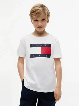 Maglietta Tommy Flag Logo per bambini