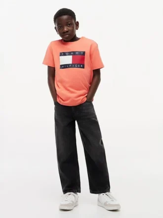 Maglietta Tommy Flag Logo per bambini Maglietta Tommy Flag Logo per bambini