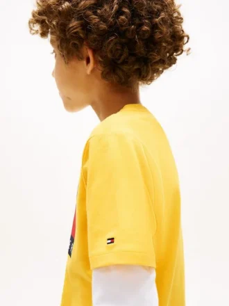 Maglietta Tommy Flag Logo per bambini