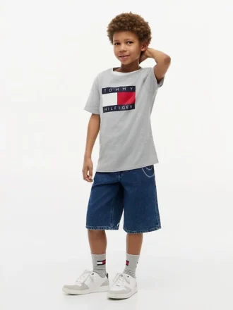 Maglietta Tommy Flag Logo per bambini