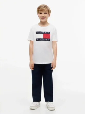 Maglietta Tommy Flag Logo per bambini