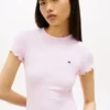 Maglietta Tommy Jeans con bordi a balza Maglietta Tommy Jeans con bordi a balza