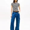 Maglietta Tommy Jeans con bordi a balza Maglietta Tommy Jeans con bordi a balza