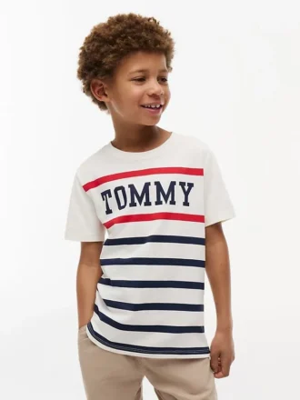 Maglietta Tommy Stripe per bambini