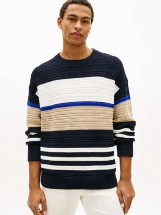Maglione a blocchi di colore
