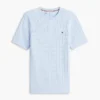 Maglione a maniche corte con lavorazione a trecce Maglione a maniche corte con lavorazione a trecce