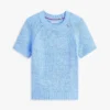 Maglione a maniche corte in maglia larga Maglione a maniche corte in maglia larga