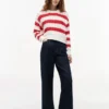 Maglione a righe con lavorazione a trecce Tommy Jeans
