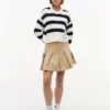 Maglione a righe con lavorazione a trecce Tommy Jeans