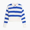 Maglione a righe con lavorazione a trecce Tommy Jeans