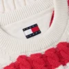 Maglione a righe con lavorazione a trecce Tommy Jeans
