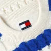 Maglione a righe con lavorazione a trecce Tommy Jeans