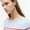 Maglione a righe con scollo a barchetta Maglione a righe con scollo a barchetta