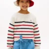 Maglione a righe nautiche per bambini