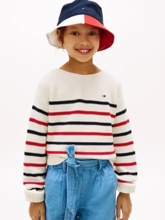 Maglione a righe nautiche per bambini