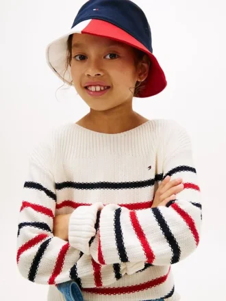 Maglione a righe nautiche per bambini
