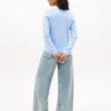 Maglione a scollo barchetta a righe multiple Maglione a scollo barchetta a righe multiple