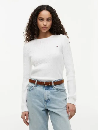 Maglione a trecce