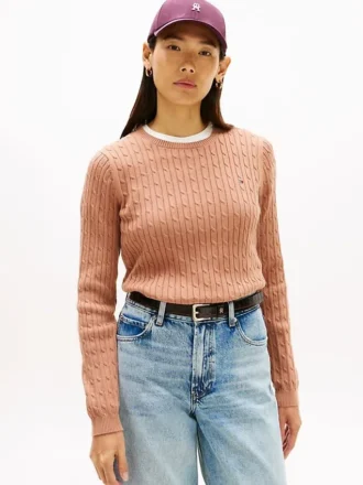 Maglione a trecce