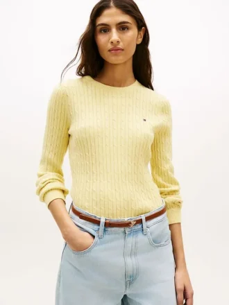 Maglione a trecce