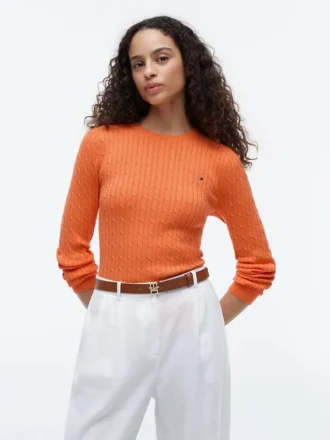 Maglione a trecce