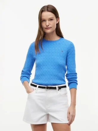 Maglione a trecce