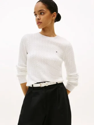 Maglione a trecce