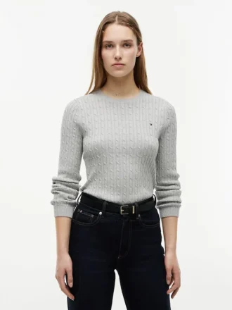 Maglione a trecce