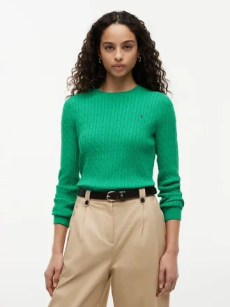 Maglione a trecce