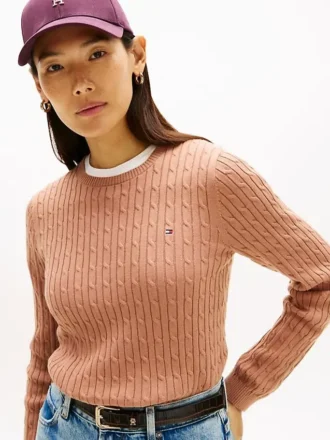 Maglione a trecce