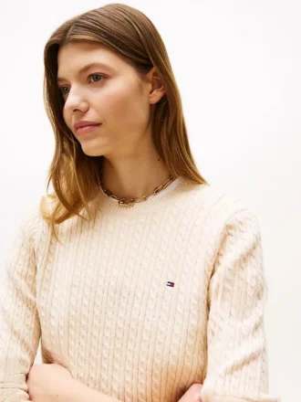 Maglione a trecce