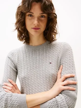 Maglione a trecce