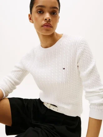 Maglione a trecce