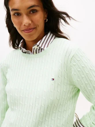 Maglione a trecce