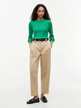 Maglione a trecce