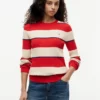 Maglione a trecce con righe da rugby Maglione a trecce con righe da rugby