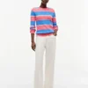Maglione a trecce con righe da rugby Maglione a trecce con righe da rugby