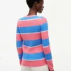 Maglione a trecce con righe da rugby Maglione a trecce con righe da rugby