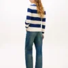 Maglione a trecce con righe da rugby Maglione a trecce con righe da rugby
