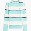 Maglione a trecce con righe da rugby Maglione a trecce con righe da rugby