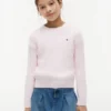 Maglione a trecce per bambina