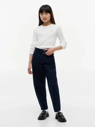 Maglione a trecce per bambina