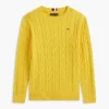 Maglione a trecce per bambina