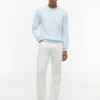 Maglione classico a righe con collo rotondo Maglione classico a righe con collo rotondo